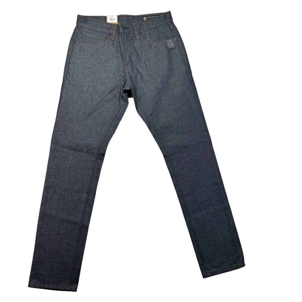 Roark Jeans Men's 32x32 Raw Denim Standard Slim Fit Twill Straight (30x31) NWT